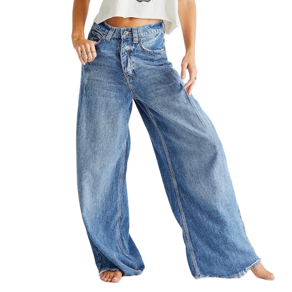 Free People We the Free Old West Slouchy Jeans
